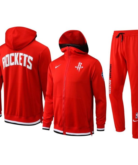Chandal Houston Rockets Con Capucha 22/23 Rojo