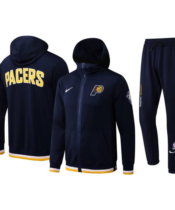 Chandal Indiana Pacers Con Capucha 22/23 Azul Marino