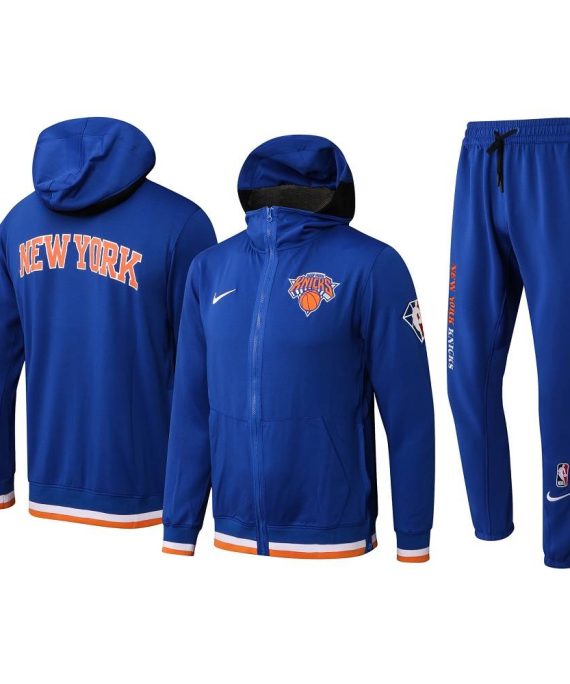 Chandal New York Knicks Con Capucha 22/23 Azul