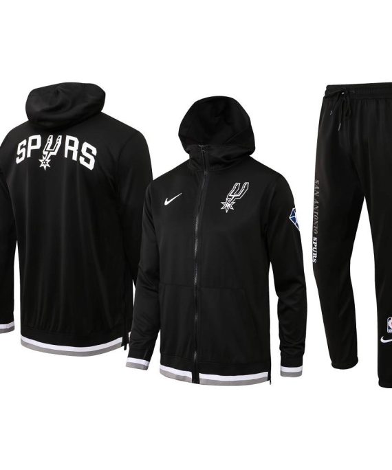 Chandal San Antonio Spurs Con Capucha 22/23 Negro