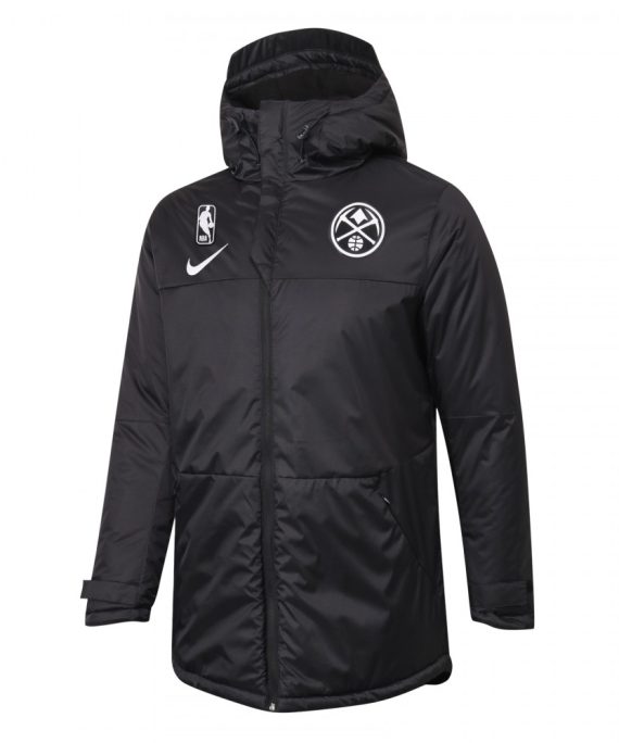 Chaqueta Acolchada Denver Nuggets Negro