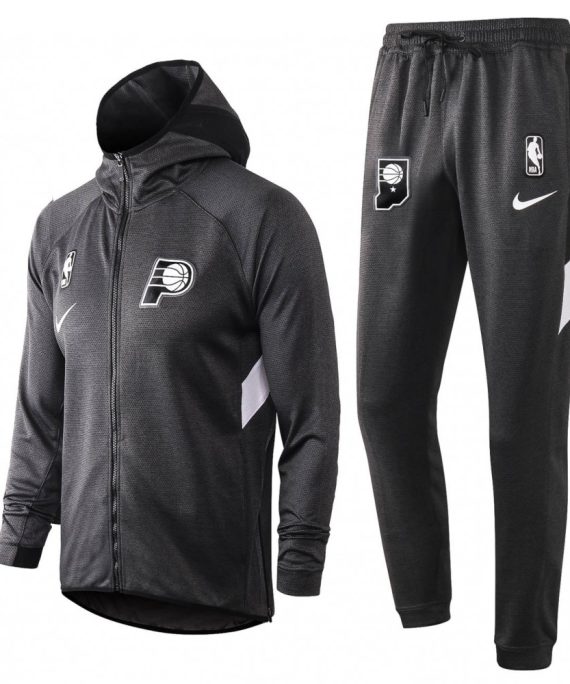 Chandal Indiana Pacers Con Capucha Gris