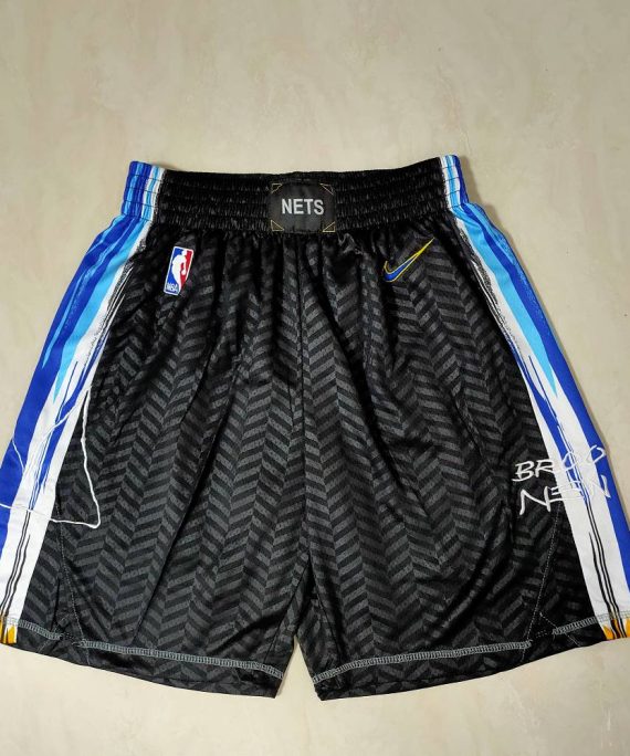 Pantalon Corto Brooklyn Nets 2021 City Edition Negro
