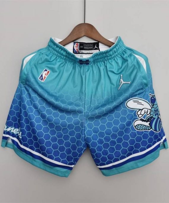 Pantalon Corto De Bolsillo Charlotte Hornets 2022 City Edition Azul Claro