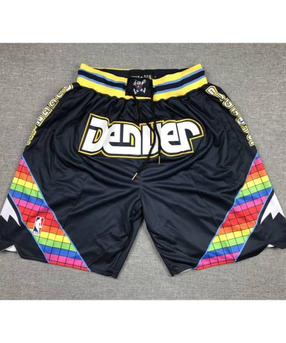 Pantalon Corto De Bolsillo Denver Nuggets City Edition Azul Oscuro