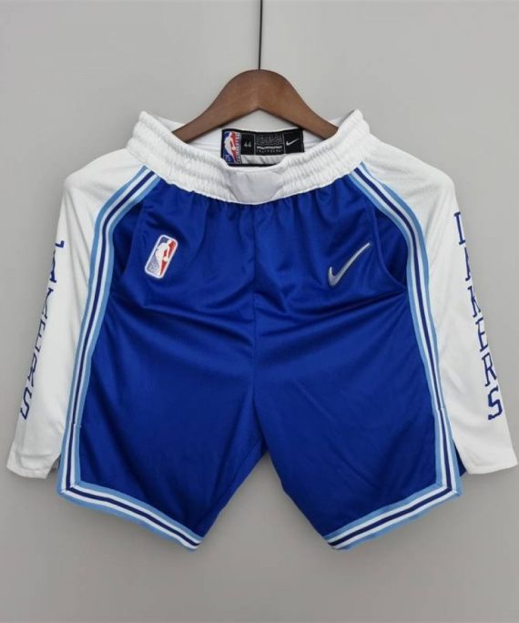 Pantalon Corto De Bolsillo Los Angeles Lakers Edición 75 Aniversario Azul