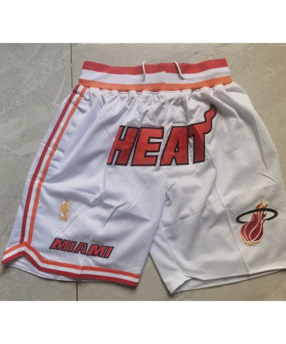 Pantalón Corto de Bolsillo Miami Heat Blanco Classic Edition