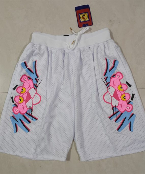 Pantalón Corto De Bolsillo Miami Heat Blanco Edición Pantera Rosa