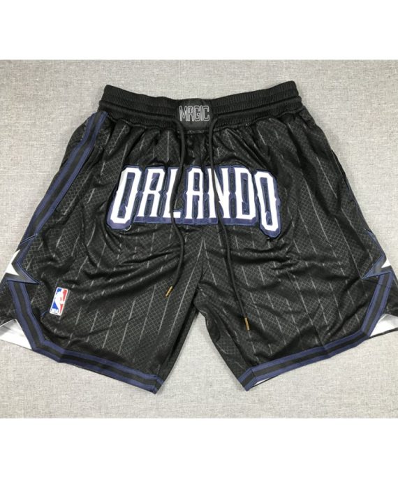 Pantalon Corto De Bolsillo Orlando Magic 2023 City Edition Negro