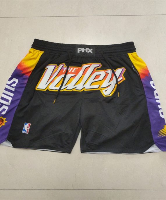 Pantalón Corto De Bolsillo Phoenix Suns Negro City Edition
