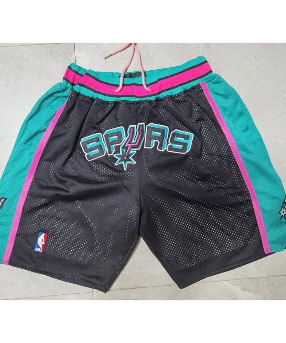 Pantalon Corto de Bolsillo San Antonio Spurs Negro/Azul