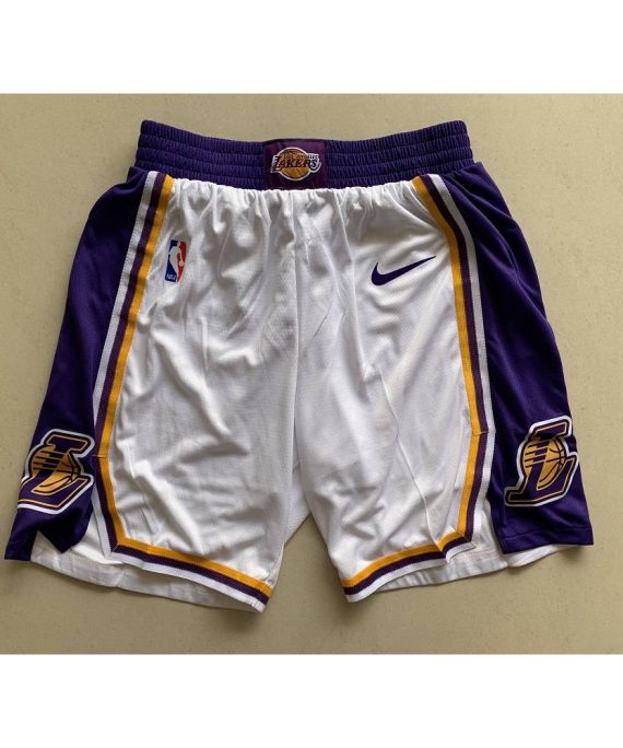 Pantalon Corto Los Angeles Lakers Classic Edition Blanco