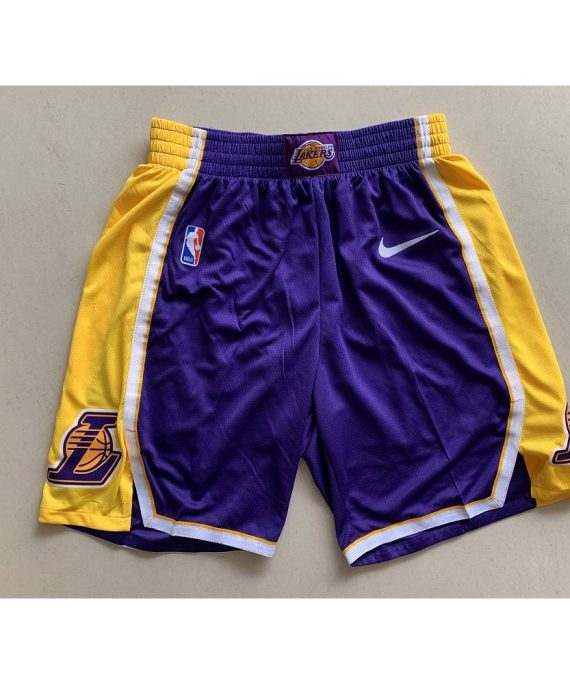 Pantalon Corto Los Angeles Lakers Púrpura