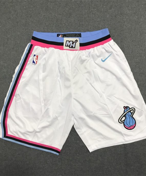 Pantalon Corto Miami Heat 17/18 City Edition Blanco
