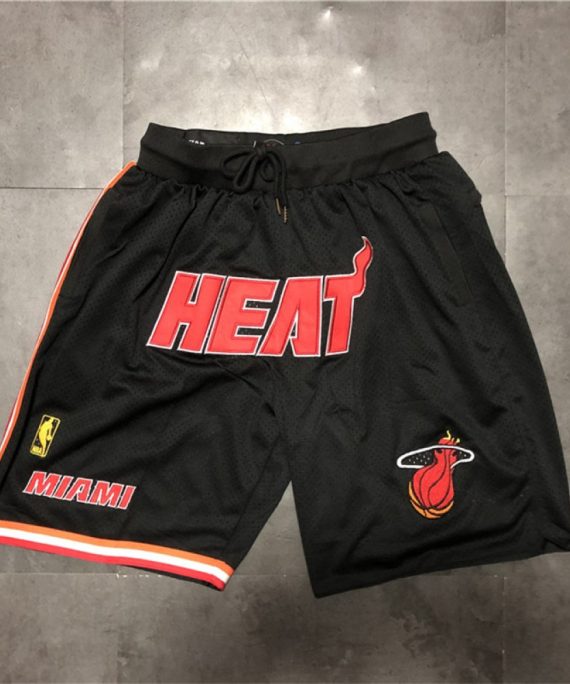 Pantalón Corto Miami Heat Classic Edition Negro