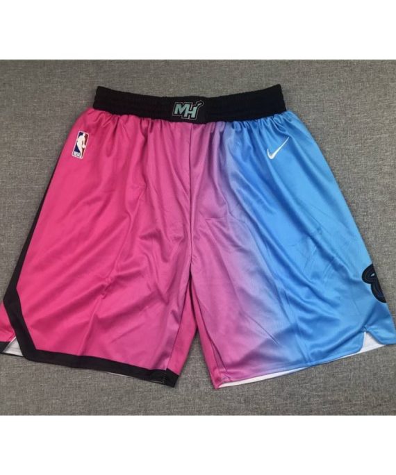 Pantalon Corto Miami Heat Rosa/Azul City Edition