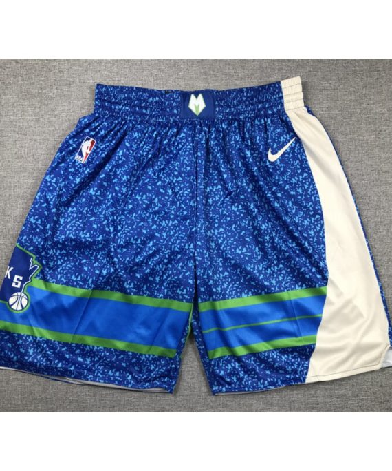 Pantalon Corto Milwaukee Bucks 2024 City Edition Azul