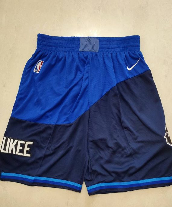 Pantalon Corto Milwaukee Bucks City Edition Azul