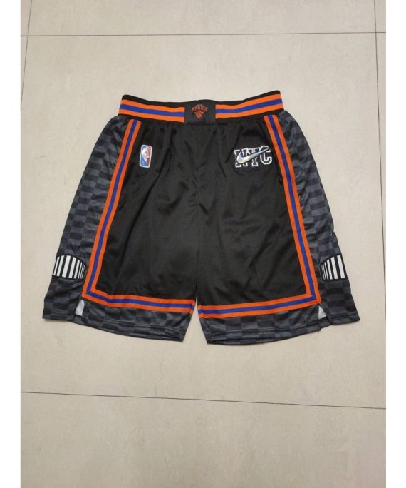 Pantalon Corto New York Knicks Edición 75 Aniversario Negro