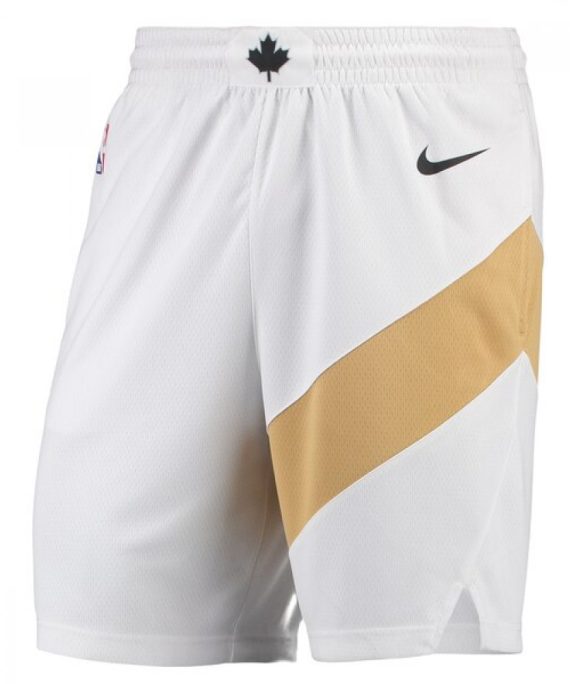 Pantalon Corto Toronto Raptors 18/19 Blanco City Edition