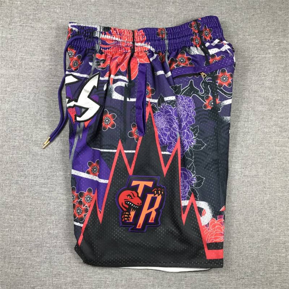 Pantalon Corto Toronto Raptors De Bolsillo Multicolor - Imagen 3