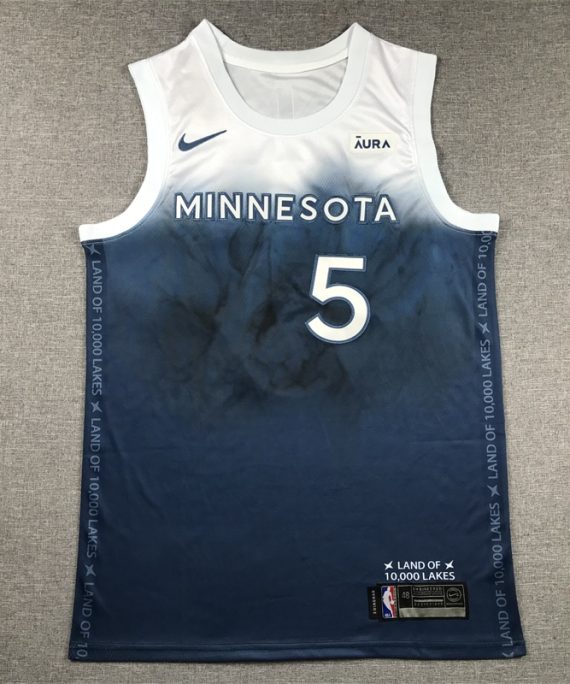 Camiseta Niño Anthony Edwards #05 Timberwolves The City 2024
