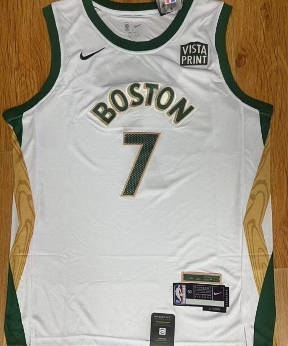 Camiseta Jaylen Brown #7 Celtics The City 2024
