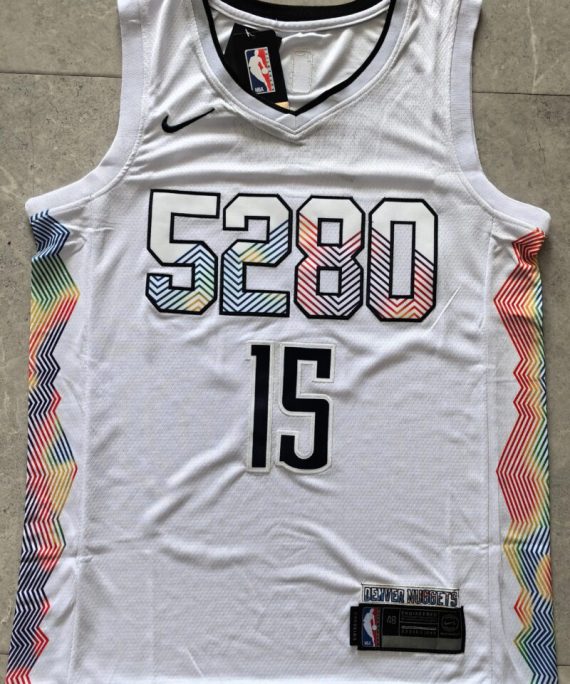Camiseta Nicola Jokic #15 Nuggets The city 2025
