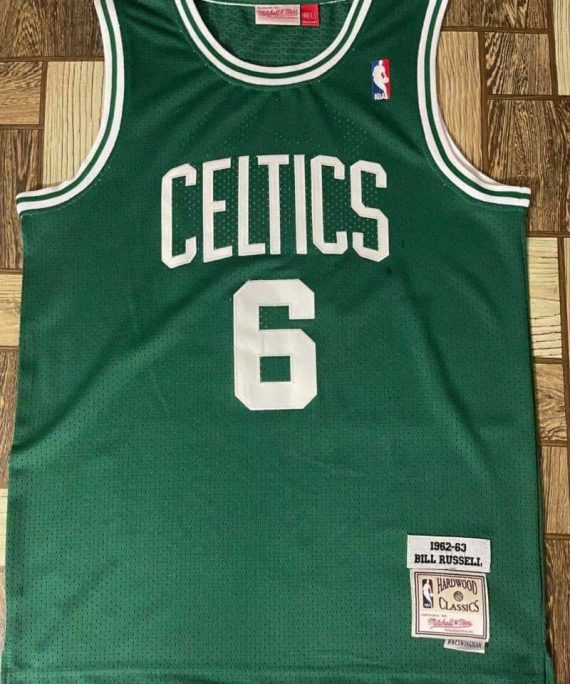 Camiseta de niño Bill Russell #06 Boston Celtics