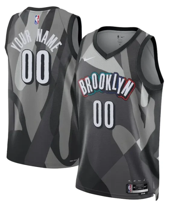 Camiseta Brooklyn Nets 2025 City Edition Negro