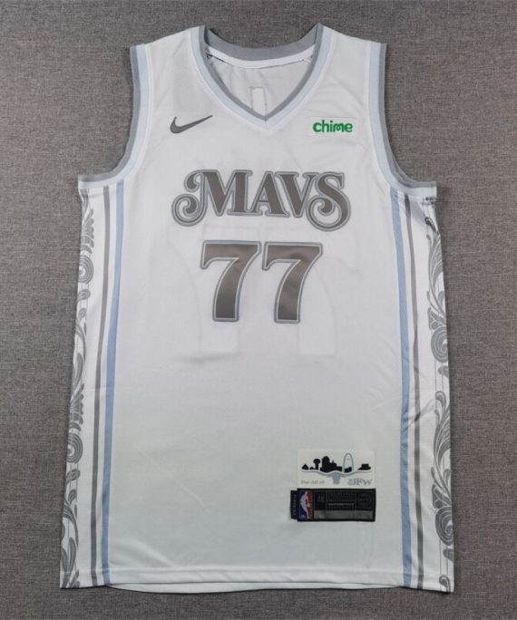 Camiseta Luka Dončić #77 Dallas Mavericks 2025 City Edition Blanco