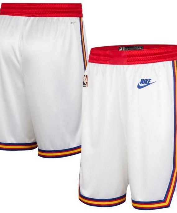Pantalón Corto Golden State Warriors 2025 Blanco