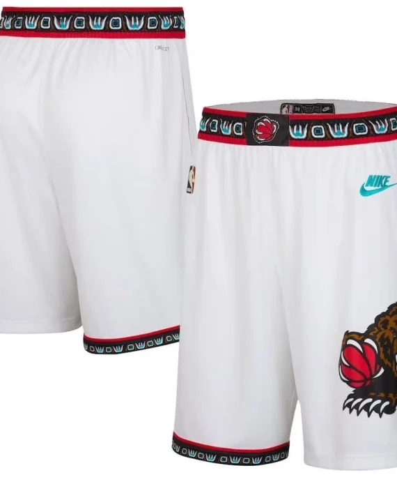 Pantalon Corto Memphis Grizzlies 2025 Blanco