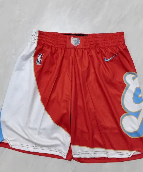 Pantalón Corto Memphis Grizzlies 2025 Rojo City Edition
