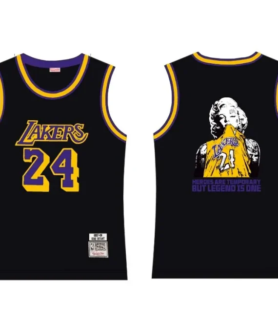 Camiseta Baloncesto #24 Los Angeles Lakers Monroe Negro