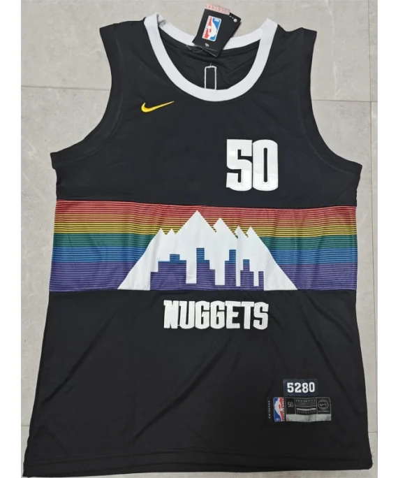 Camiseta Aaron Gordon Baloncesto #50 Denver Nuggets City Edition Negro