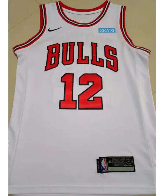 Camiseta Ayo Dosunmu Baloncesto #12 Chicago Bulls Blanco
