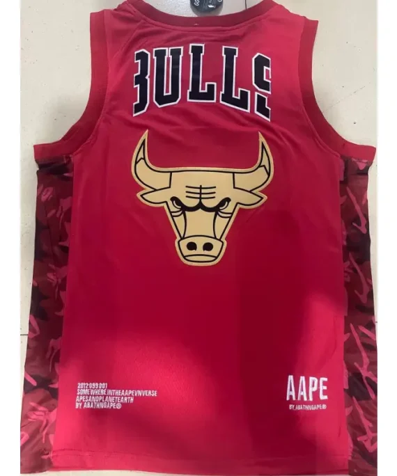 Camiseta Chicago Bulls Rojo Cabeza de toro Edition