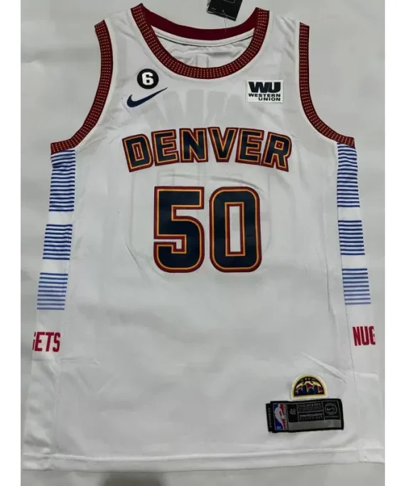 Camiseta Aaron Gordon Baloncesto #50 Denver Nuggets Blanco