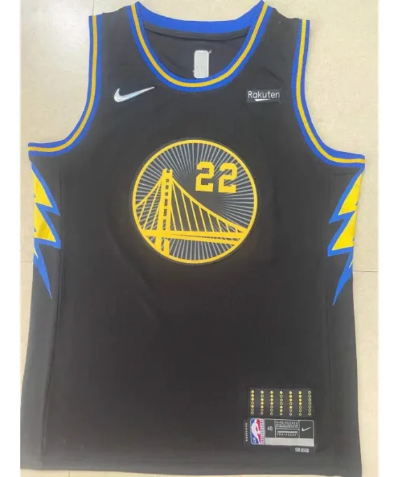 Camiseta Andrew Wiggins Baloncesto #22 Golden State Warriors 2022 Logo Diamante Negro City Edition