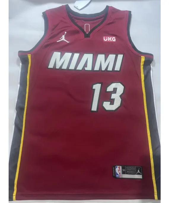 Camiseta Bam Adebayo Baloncesto #13 Miami Heat Marrón