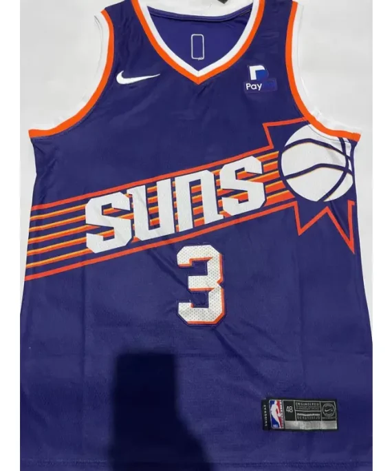 Camiseta Bradley Beal Baloncesto #3 Phoenix Suns 2024 Morado