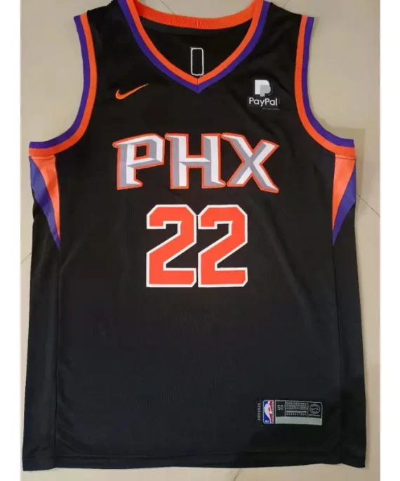Camiseta Deandre Ayton Baloncesto #22 Phoenix Suns 2025 Negro