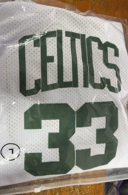 Click to view full screen Camiseta Larry Bird Baloncesto #33 Boston Celtics Clásico Edition Blanco Niño photo review